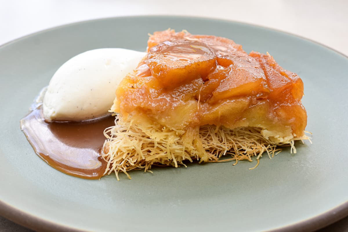 Apple Kataifi Tarte Tatin