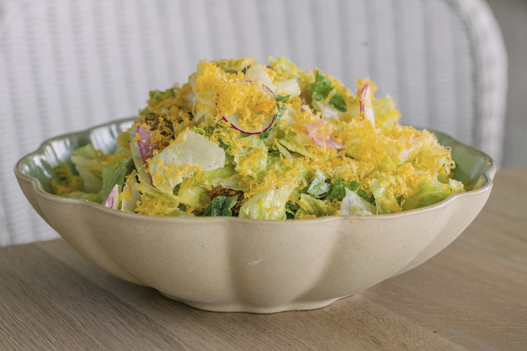 Photo of a Tahini Caesar Salad